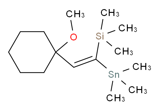 (E)-(2-(1-methoxycyclohexyl)-1-(trimethylstannyl)vinyl)trimethylsilane