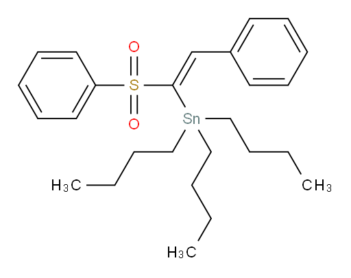(Z)-tributyl(2-phenyl-1-(phenylsulfonyl)vinyl)stannane