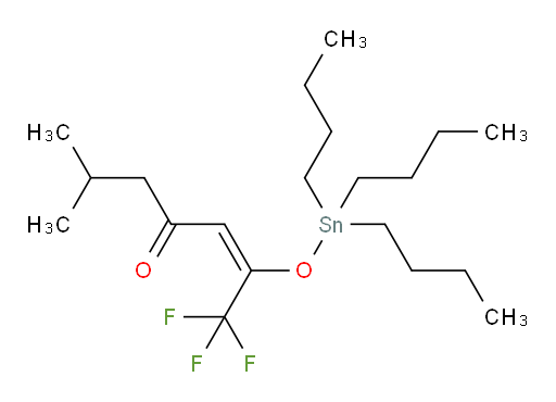 (E)-1,1,1-trifluoro-6-methyl-2-((tributylstannyl)oxy)hept-2-en-4-one