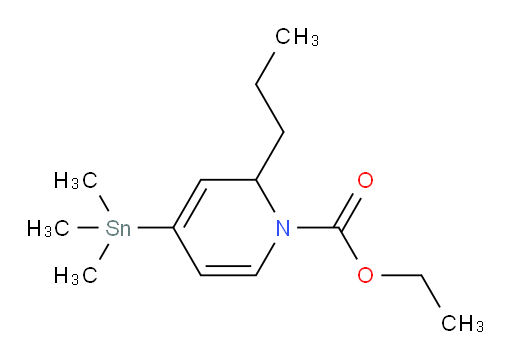 ethyl 2-propyl-4-(trimethylstannyl)pyridine-1(2H)-carboxylate