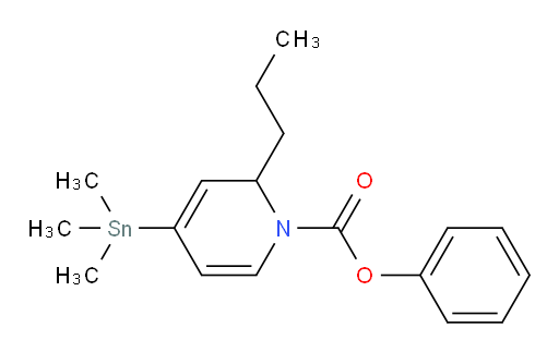 phenyl 2-propyl-4-(trimethylstannyl)pyridine-1(2H)-carboxylate