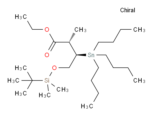 (2S,3R)-ethyl 4-((tert-butyldimethylsilyl)oxy)-2-methyl-3-(tributylstannyl)butanoate