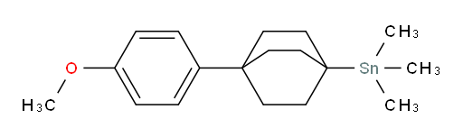 (4-(4-methoxyphenyl)bicyclo[2.2.2]octan-1-yl)trimethylstannane
