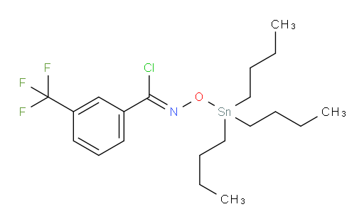 (Z)-N-((tributylstannyl)oxy)-3-(trifluoromethyl)benzimidoyl chloride