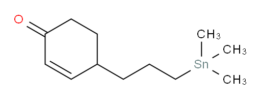 4-(3-(三甲基锡基)丙基)环己-2-烯酮