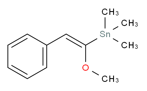 (E)-(1-methoxy-2-phenylvinyl)trimethylstannane