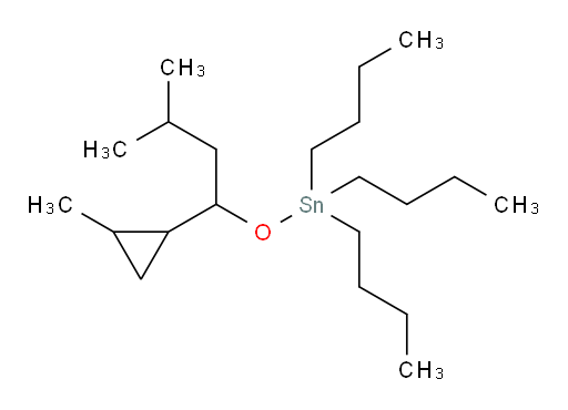 tributyl(3-methyl-1-(2-methylcyclopropyl)butoxy)stannane