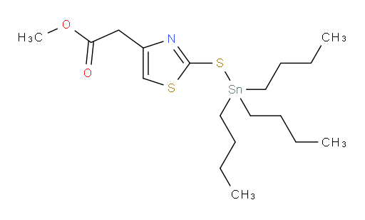 methyl 2-(2-((tributylstannyl)thio)thiazol-4-yl)acetate