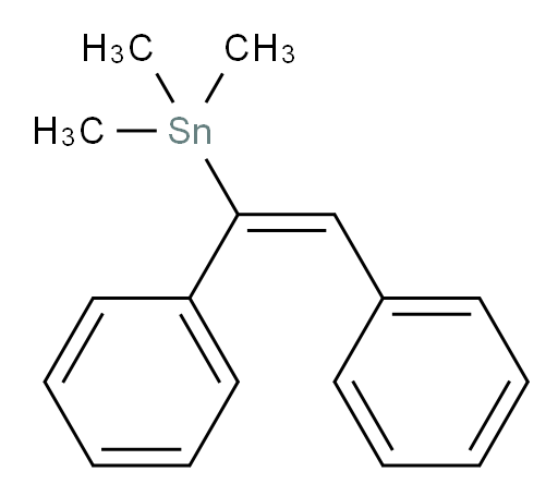 (E)-(1,2-二苯基乙烯基)三甲基锡烷