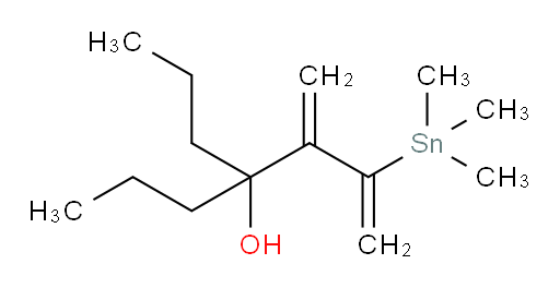3-亚甲基-4-丙基-2-(三甲基锡基)庚-1-烯-4-醇