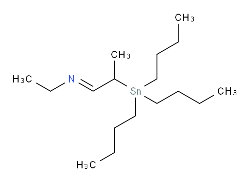 (E)-N-(2-(tributylstannyl)propylidene)ethanamine