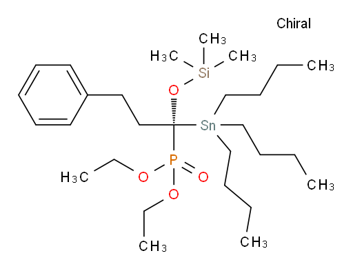 (S)-二乙基 (3-苯基-1-(三丁基锡基)-1-((三甲基硅基)氧基)丙基)磷酸酯