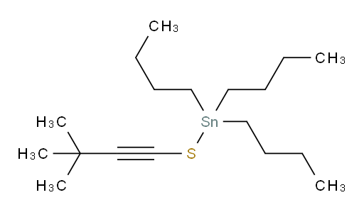 tributyl((3,3-dimethylbut-1-yn-1-yl)thio)stannane