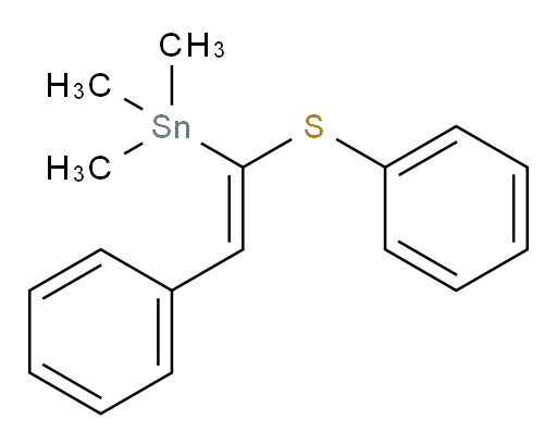 (Z)-trimethyl(2-phenyl-1-(phenylthio)vinyl)stannane