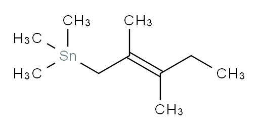 (E)-(2,3-dimethylpent-2-en-1-yl)trimethylstannane