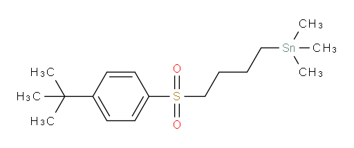 (4-((4-(tert-butyl)phenyl)sulfonyl)butyl)trimethylstannane