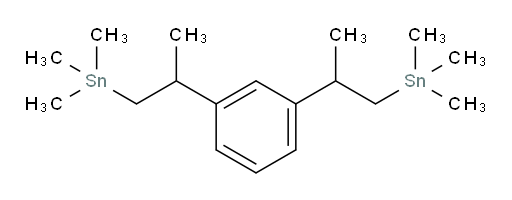 1,3-bis(1-(trimethylstannyl)propan-2-yl)benzene
