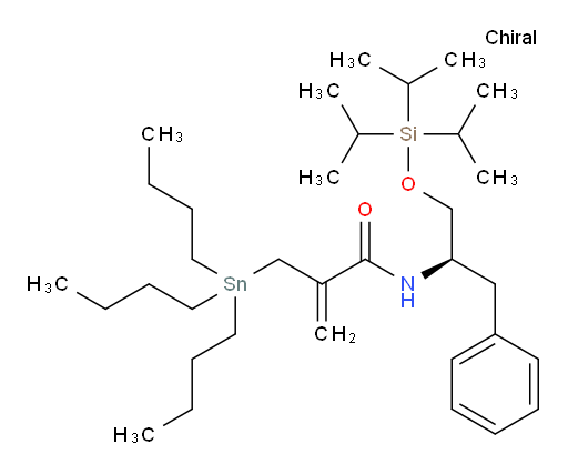 (R)-N-(1-phenyl-3-((triisopropylsilyl)oxy)propan-2-yl)-2-((tributylstannyl)methyl)acrylamide