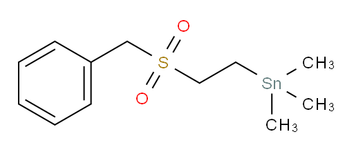 (2-(benzylsulfonyl)ethyl)trimethylstannane