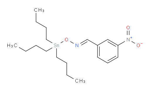 (E)-3-nitrobenzaldehyde O-tributylstannyl oxime