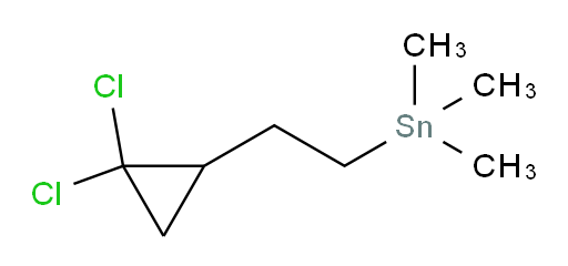 (2-(2,2-dichlorocyclopropyl)ethyl)trimethylstannane