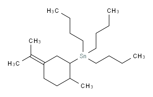 tributyl(2-methyl-5-(propan-2-ylidene)cyclohexyl)stannane