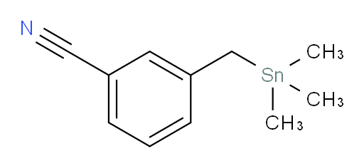 3-((trimethylstannyl)methyl)benzonitrile