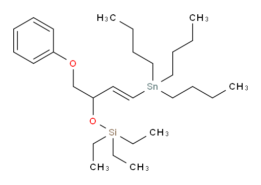 (E)-triethyl((1-phenoxy-4-(tributylstannyl)but-3-en-2-yl)oxy)silane