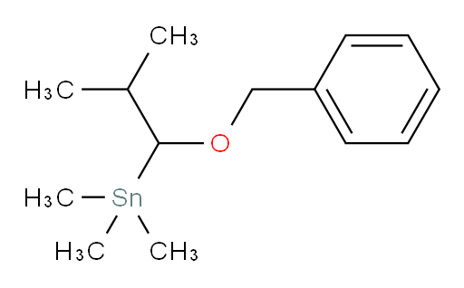 (1-(benzyloxy)-2-methylpropyl)trimethylstannane