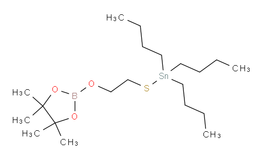 tributyl((2-((4,4,5,5-tetramethyl-1,3,2-dioxaborolan-2-yl)oxy)ethyl)thio)stannane