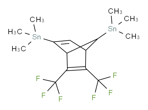 (5,6-bis(trifluoromethyl)bicyclo[2.2.1]hepta-2,5-diene-2,7-diyl)bis(trimethylstannane)