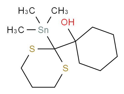 1-(2-(trimethylstannyl)-1,3-dithian-2-yl)cyclohexanol