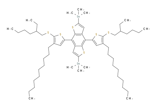(4,8-bis(4-decyl-5-((2-ethylhexyl)thio)thiophen-2-yl)benzo[1,2-b:4,5-b']dithiophene-2,6-diyl)bis(trimethylstannane)
