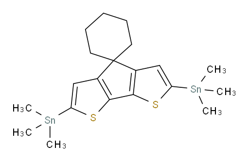 2',6'-bis(trimethylstannyl)spiro[cyclohexane-1,4'-cyclopenta[1,2-b:5,4-b']dithiophene]