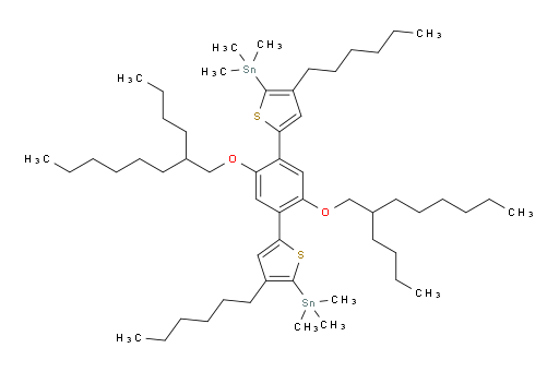 (5,5'-(2,5-bis((2-butyloctyl)oxy)-1,4-phenylene)bis(3-hexylthiophene-5,2-diyl))bis(trimethylstannane)