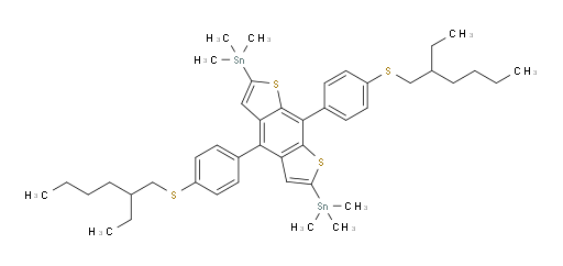 (4,8-bis(4-((2-ethylhexyl)thio)phenyl)benzo[1,2-b:5,4-b']dithiophene-2,6-diyl)bis(trimethylstannane)
