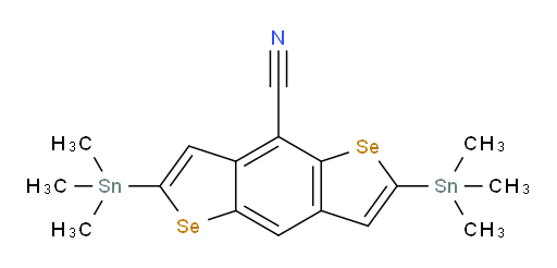 2,6-bis(trimethylstannyl)benzo[1,2-b:4,5-b']bis(selenophene)-4-carbonitrile