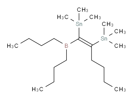 (Z)-(1-(dibutylboryl)hex-1-ene-1,2-diyl)bis(trimethylstannane)