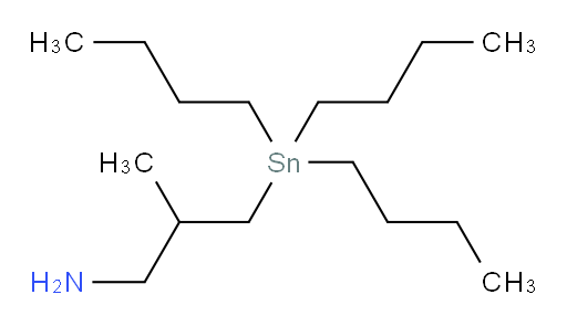 2-methyl-3-(tributylstannyl)propan-1-amine