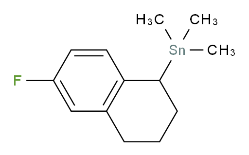 (6-fluoro-1,2,3,4-tetrahydronaphthalen-1-yl)trimethylstannane