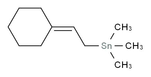 (2-cyclohexylideneethyl)trimethylstannane