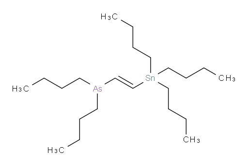 (E)-dibutyl(2-(tributylstannyl)vinyl)arsine