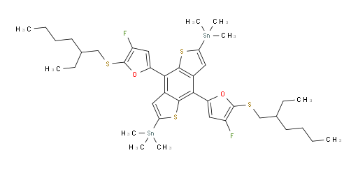 (4,8-bis(5-((2-ethylhexyl)thio)-4-fluorofuran-2-yl)benzo[1,2-b:4,5-b']dithiophene-2,6-diyl)bis(trimethylstannane)
