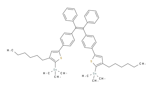 (Z)-1,2-bis(4-(4-hexyl-5-(trimethylstannyl)thiophen-2-yl)phenyl)-1,2-diphenylethene