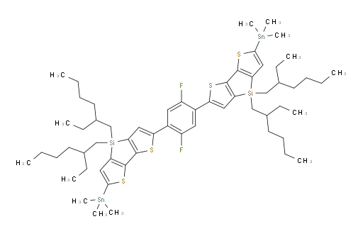 6,6'-(2,5-difluoro-1,4-phenylene)bis(4,4-bis(2-ethylhexyl)-2-(trimethylstannyl)-4H-silolo[3,2-b:4,5-b']dithiophene)