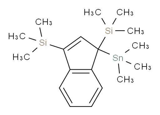 (1-(trimethylstannyl)-1H-indene-1,3-diyl)bis(trimethylsilane)