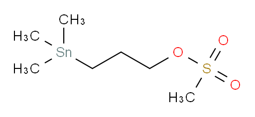 3-(trimethylstannyl)propyl methanesulfonate