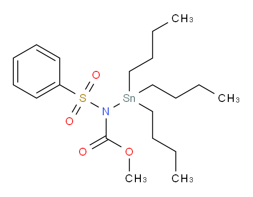 methyl phenylsulfonyl(tributylstannyl)carbamate