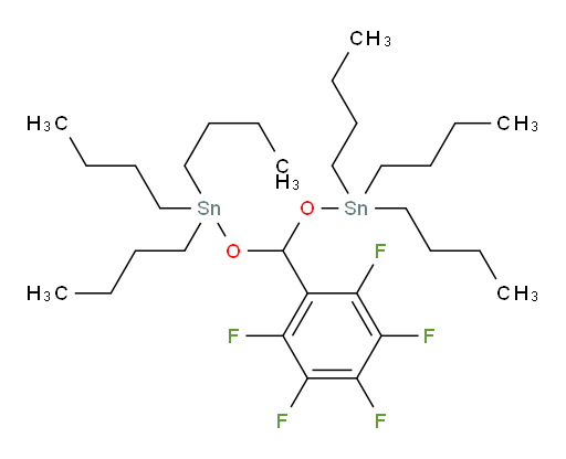 5,5,9,9-tetrabutyl-7-(perfluorophenyl)-6,8-dioxa-5,9-distannatridecane