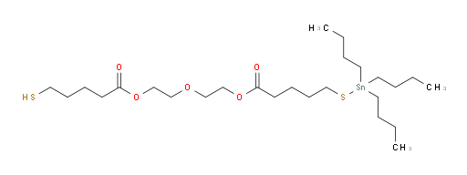 13,13-dibutyl-7-oxo-3,6-dioxa-12-thia-13-stannaheptadecyl 5-mercaptopentanoate